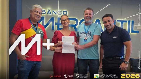 Mercantil apresenta proposta de PLR própria e movimento sindical entrega proposta de PCR