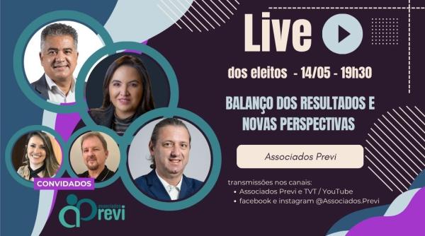 Dirigentes eleitos da Previ fazem live para balanço dos planos e perspectivas futuras nesta quinta (14)